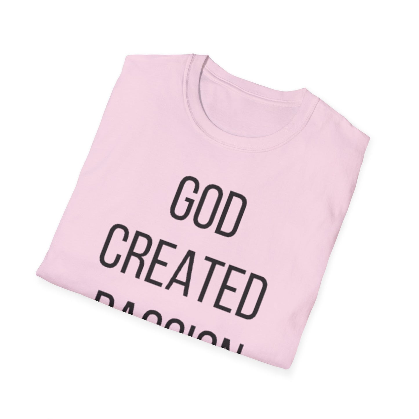 Soccer Lover Unisex T-Shirt - 'God Created Passion' Design